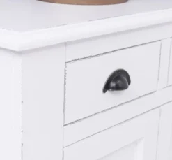 Casa Padrino Sideboard im Landhausstil mit 2 Türen und 2 Schubladen, 90 x 47 x 93 cm