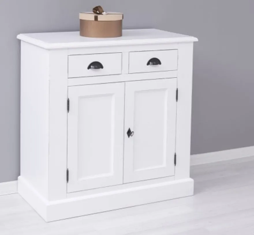 Casa Padrino Sideboard im Landhausstil mit 2 Türen und 2 Schubladen, 90 x 47 x 93 cm