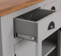Casa Padrino Sideboard im Landhausstil mit 2 Türen und 2 Schubladen, 90 x 47 x 93 cm