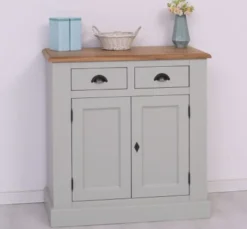 Casa Padrino Sideboard im Landhausstil mit 2 Türen und 2 Schubladen, 90 x 47 x 93 cm