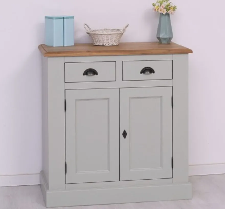 Casa Padrino Sideboard im Landhausstil mit 2 Türen und 2 Schubladen, 90 x 47 x 93 cm