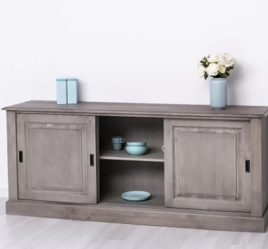 Casa Padrino Sideboard im Landhausstil mit 3 Schiebetüren, 188 x 48 x 78 cm