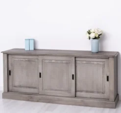 Casa Padrino Sideboard im Landhausstil mit 3 Schiebetüren, 188 x 48 x 78 cm