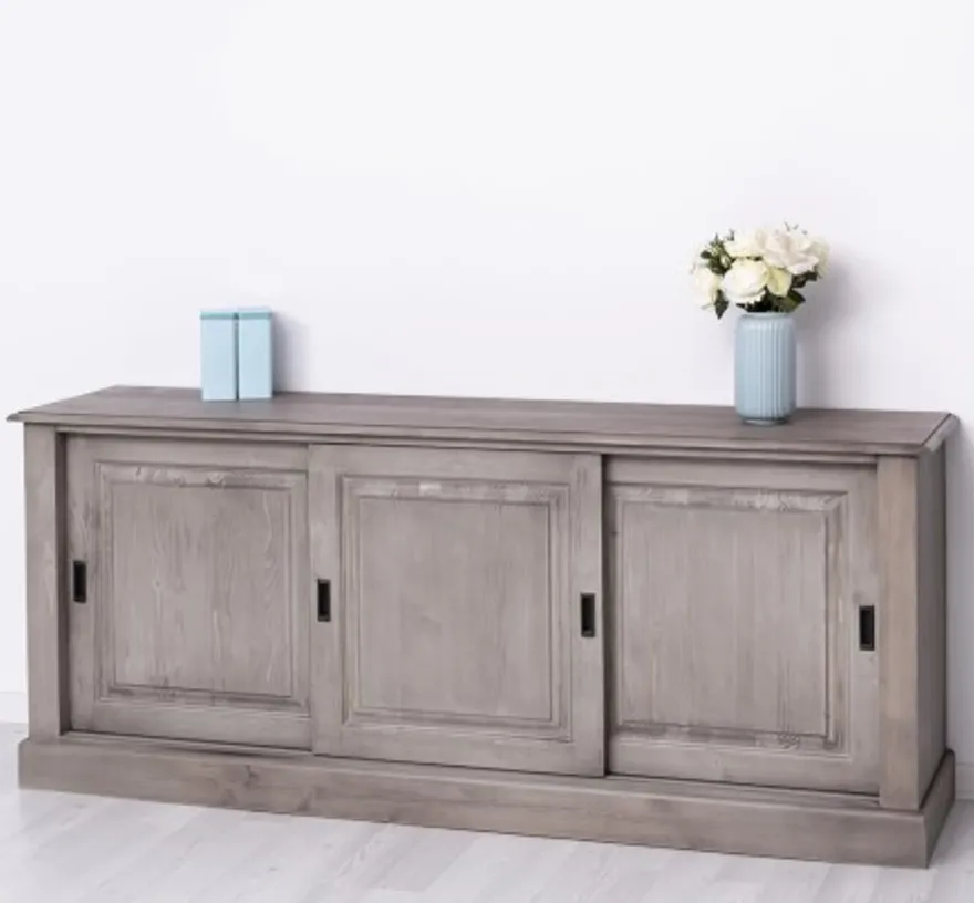 Casa Padrino Sideboard im Landhausstil mit 3 Schiebetüren, 188 x 48 x 78 cm