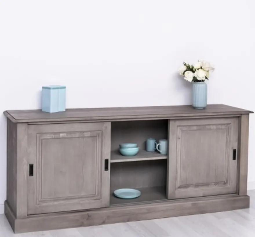 Casa Padrino Sideboard im Landhausstil mit 3 Schiebetüren, 188 x 48 x 78 cm