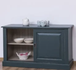 Casa Padrino Sideboard im Landhausstil mit 2 Schiebetüren, 135 x 48 x 78 cm