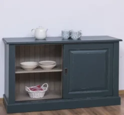 Casa Padrino Sideboard im Landhausstil mit 2 Schiebetüren, 135 x 48 x 78 cm