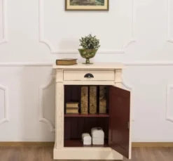 Casa Padrino Sideboard im Landhausstil mit 1 Tür und 1 Schublade, 69 x 51 x 90 cm