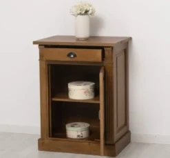 Casa Padrino Sideboard im Landhausstil mit 1 Tür und 1 Schublade, 69 x 51 x 90 cm