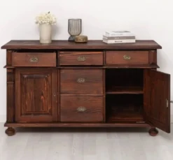 Casa Padrino Sideboard im Landhausstil, 140 x 45 x 80 cm