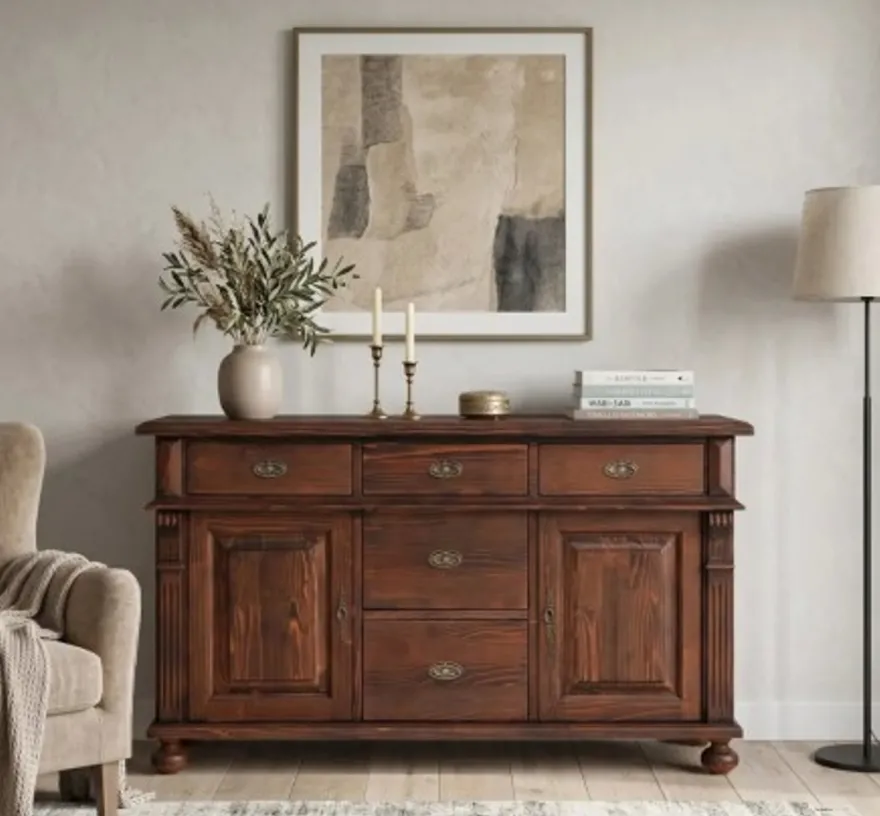 Casa Padrino Sideboard im Landhausstil, 140 x 45 x 80 cm