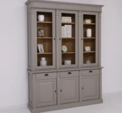 Casa Padrino Sideboard im Landhausstil mit 3 Türen, 183 x 51 x 240 cm