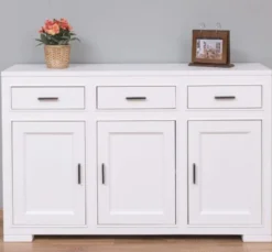 Casa Padrino Sideboard im Landhausstil mit 3 Türen und 3 Schubladen, 140 x 35 x 90 cm