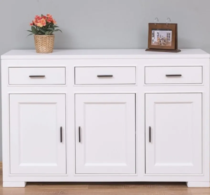 Casa Padrino Sideboard im Landhausstil mit 3 Türen und 3 Schubladen, 140 x 35 x 90 cm