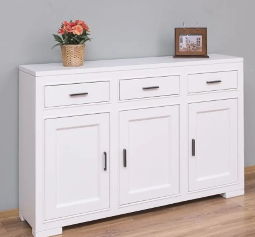 Casa Padrino Sideboard im Landhausstil mit 3 Türen und 3 Schubladen, 140 x 35 x 90 cm