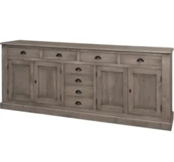Casa Padrino Sideboard im Landhausstil mit 4 Türen und 8 Schubladen, 239 x 47 x 93 cm
