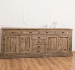 Casa Padrino Sideboard im Landhausstil mit 4 Türen und 8 Schubladen, 239 x 47 x 93 cm