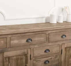 Casa Padrino Sideboard im Landhausstil mit 4 Türen und 8 Schubladen, 239 x 47 x 93 cm