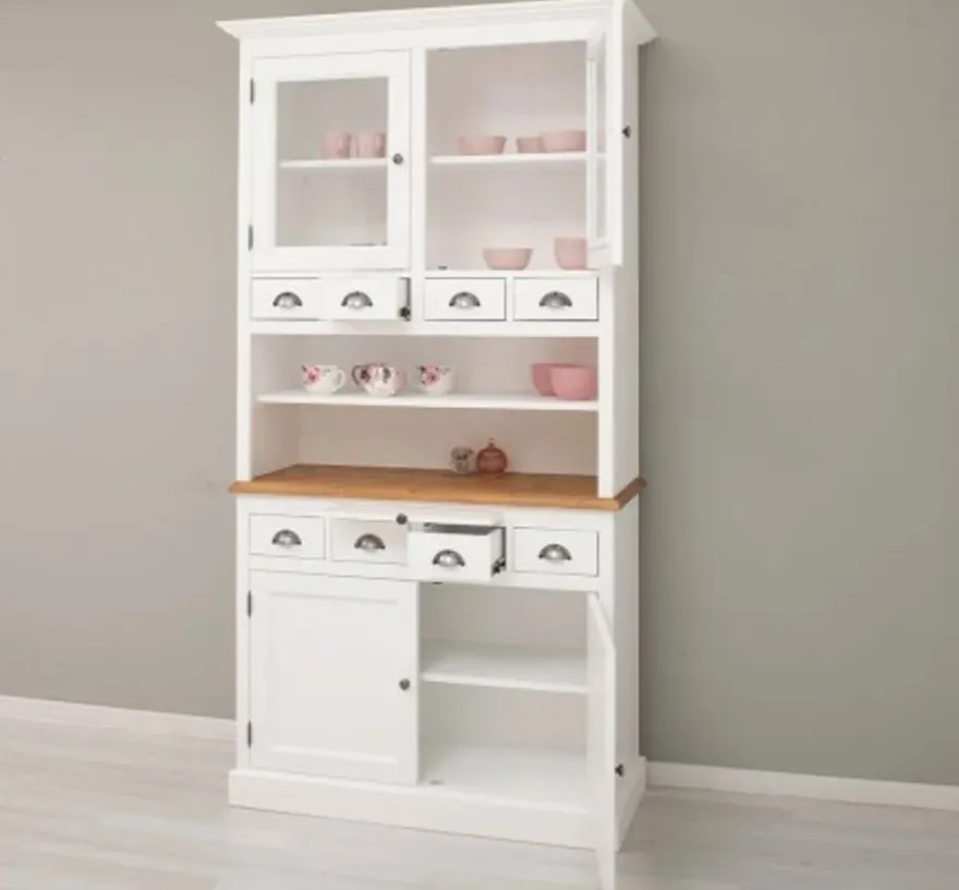 Casa Padrino Sideboard im Landhausstil, 120 x 50 x 225 cm
