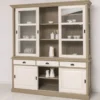 Casa Padrino Sideboard im Landhausstil mit 3 Schiebetüren, 206 x 53 x 219 cm