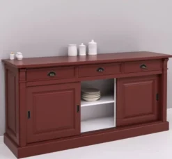 Casa Padrino Sideboard im Landhausstil mit 3 Schubladen, 176 x 51 x 85 cm