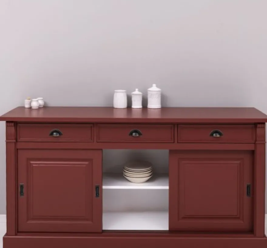 Casa Padrino Sideboard im Landhausstil mit 3 Schubladen, 176 x 51 x 85 cm