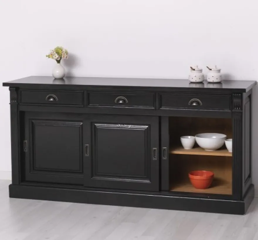 Casa Padrino Sideboard im Landhausstil mit 3 Schubladen, 176 x 51 x 85 cm