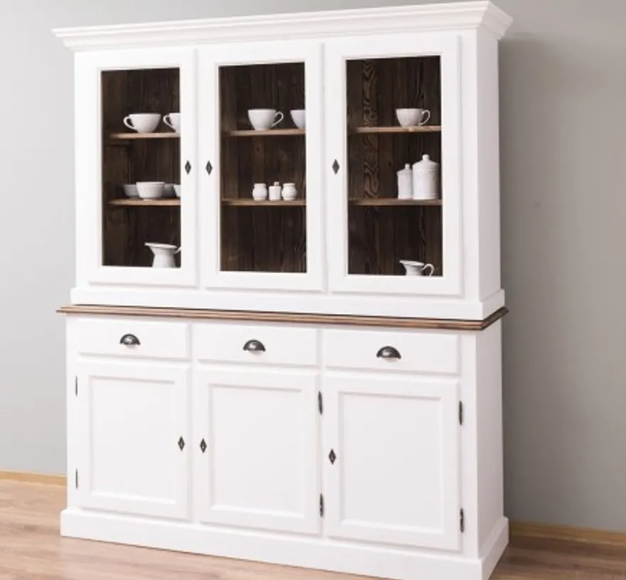Casa Padrino Sideboard im Landhausstil mit 3 Türen, 178 x 45 x 200 cm