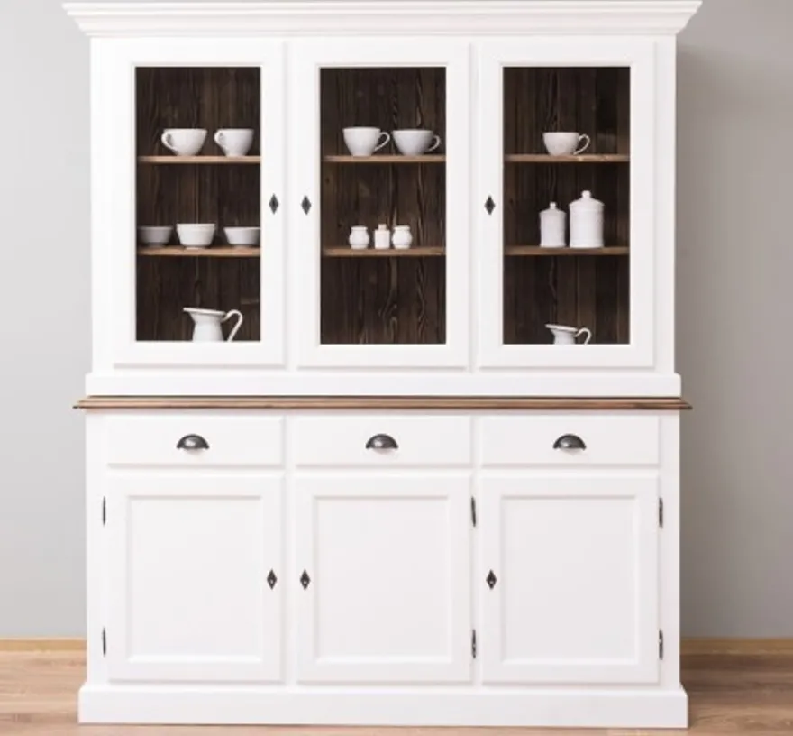 Casa Padrino Sideboard im Landhausstil mit 3 Türen, 178 x 45 x 200 cm