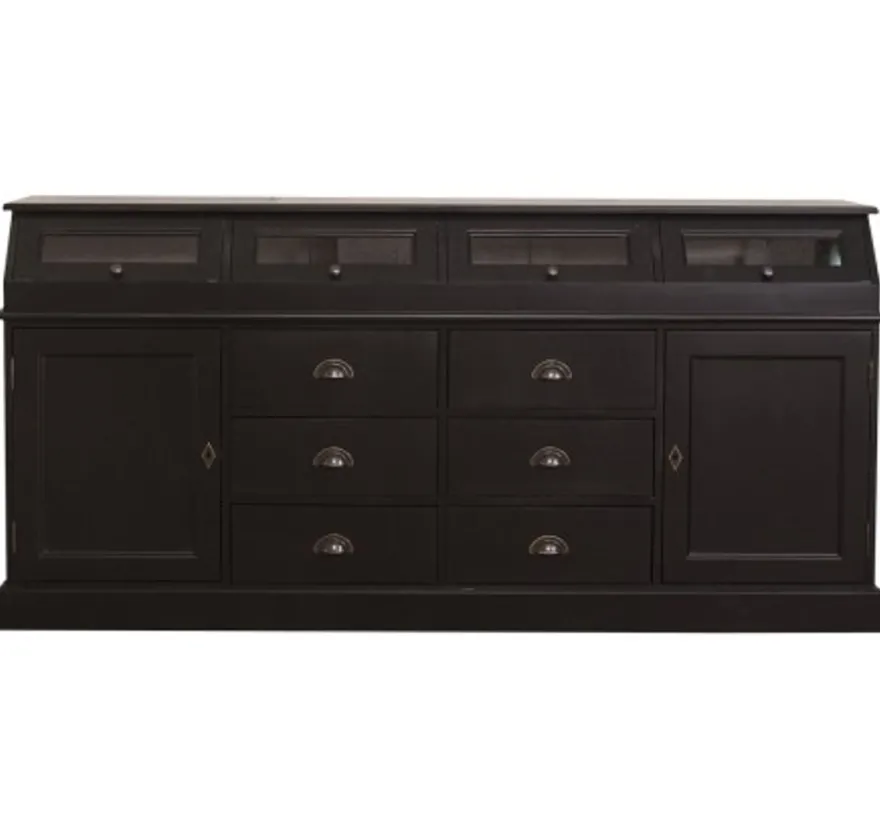 Casa Padrino Sideboard im Landhausstil mit 2 Türen und 6 Schubladen, 208 x 50 x 100 cm