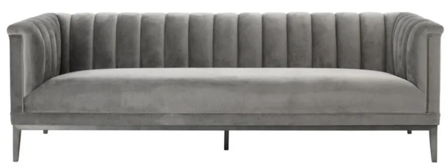 Casa Padrino Sofa Grau 230 x 86 x H. 75 cm - Luxus Kollektion