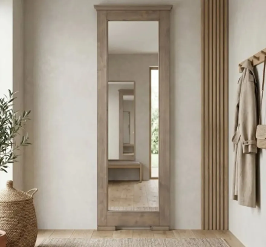 Casa Padrino Spiegel im Landhausstil, 60 x 3 x 197 cm