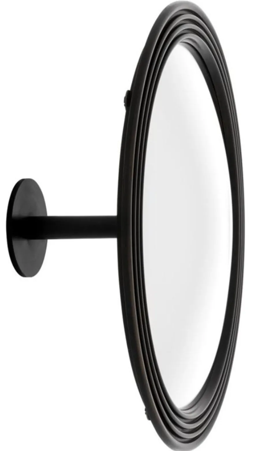 Casa Padrino Spiegel / Konvexspiegel Bronze Ø 35 cm - Luxus Kollektion
