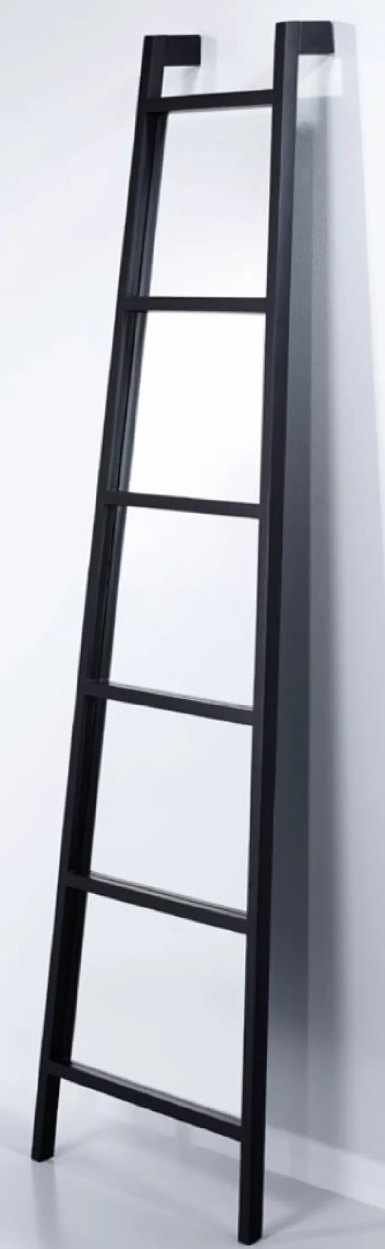 Casa Padrino Standspiegel im Leiter Design 52 x H. 185 cm - Luxus Deko Spiegel