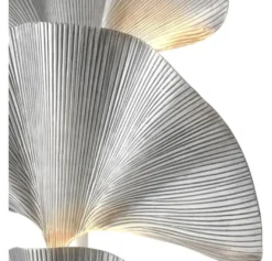 Casa Padrino Stehleuchte Silber 80 x H. 197 cm - Luxus Stehlampe