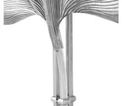 Casa Padrino Stehleuchte Silber 80 x H. 197 cm - Luxus Stehlampe