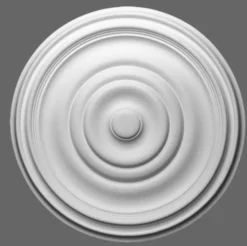 Casa Padrino Stuck Rosette 48.5 x 48.5 cm Deckenrosette Wandrosette aus PU-Hartschaum in Weiß
