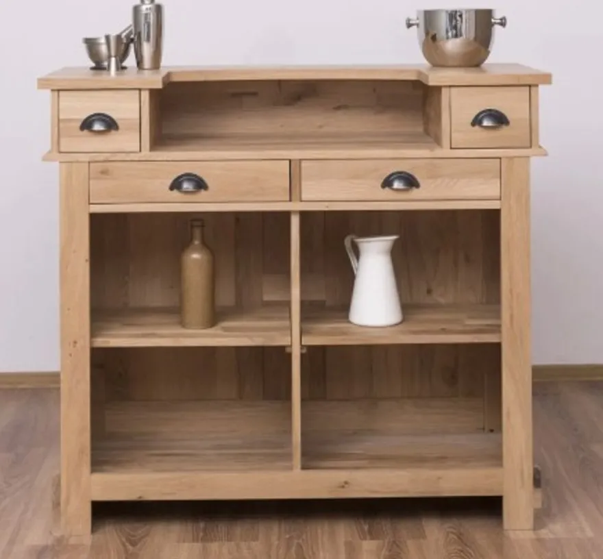 Casa Padrino Theke im Landhausstil, 120 x 51 x 107 cm