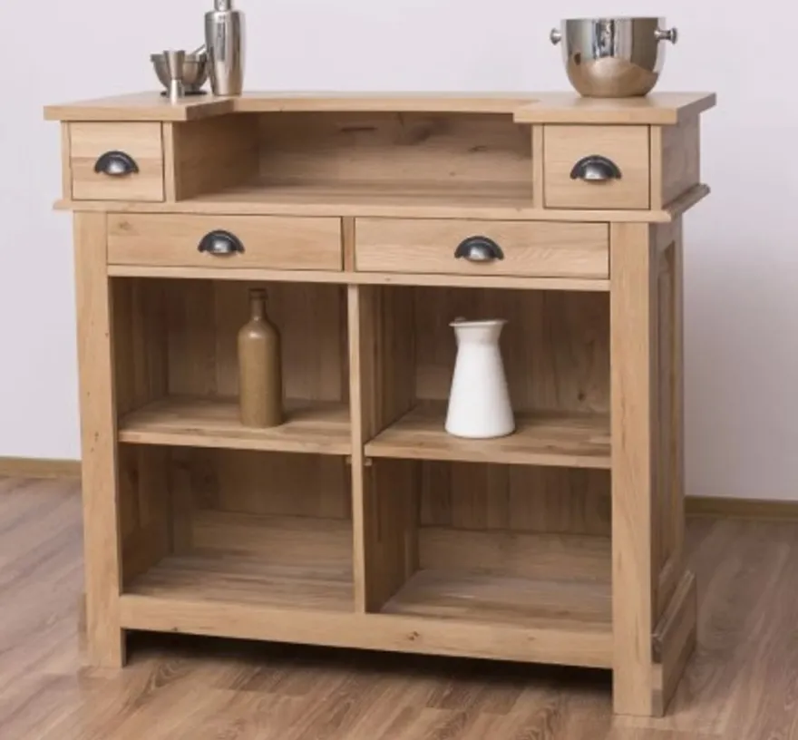 Casa Padrino Theke im Landhausstil, 120 x 51 x 107 cm
