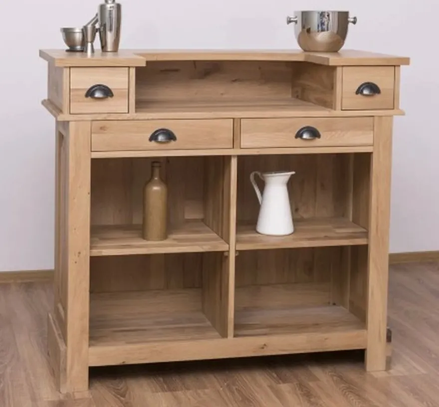Casa Padrino Theke im Landhausstil, 120 x 51 x 107 cm