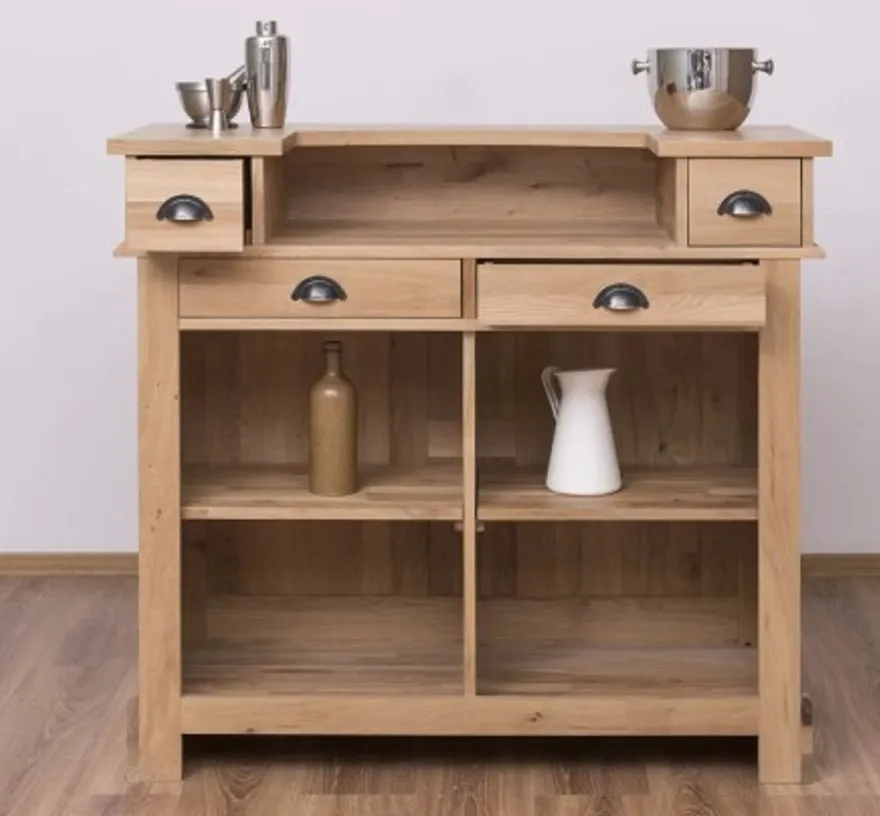 Casa Padrino Theke im Landhausstil, 120 x 51 x 107 cm