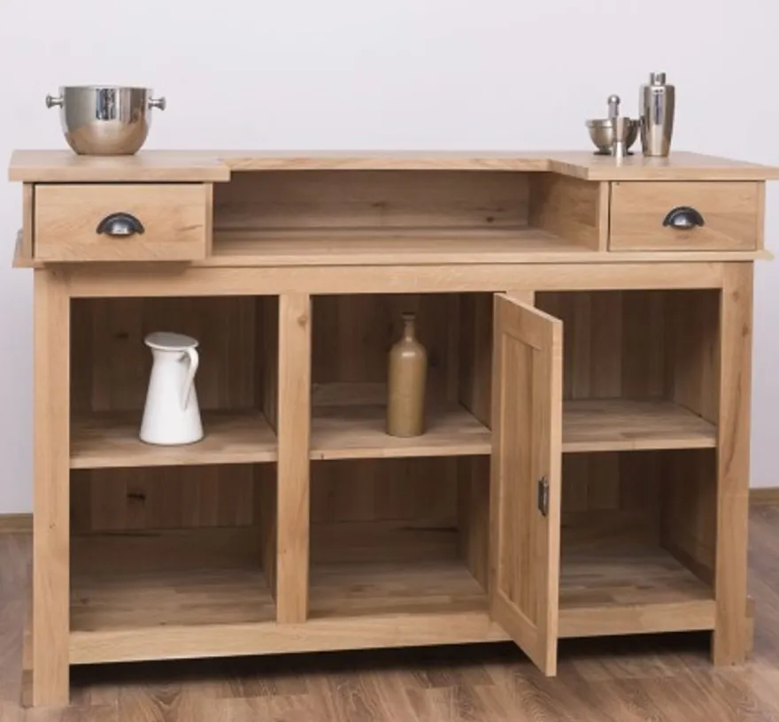 Casa Padrino Theke im Landhausstil, 160 x 65 x 107 cm