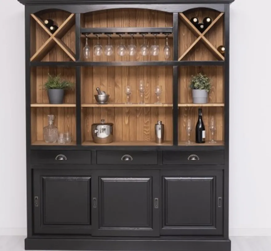 Casa Padrino Theke im Landhausstil, 180 x 41 x 210 cm