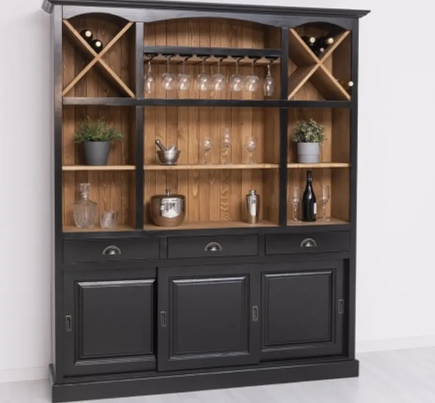 Casa Padrino Theke im Landhausstil, 180 x 41 x 210 cm