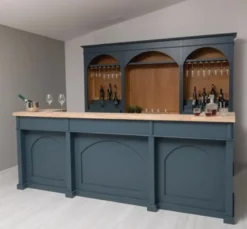 Casa Padrino Theke im Landhausstil, 300 x 80 x 115 cm