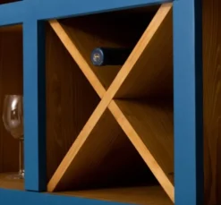 Casa Padrino Theke im Landhausstil, 120 x 41 x 210 cm