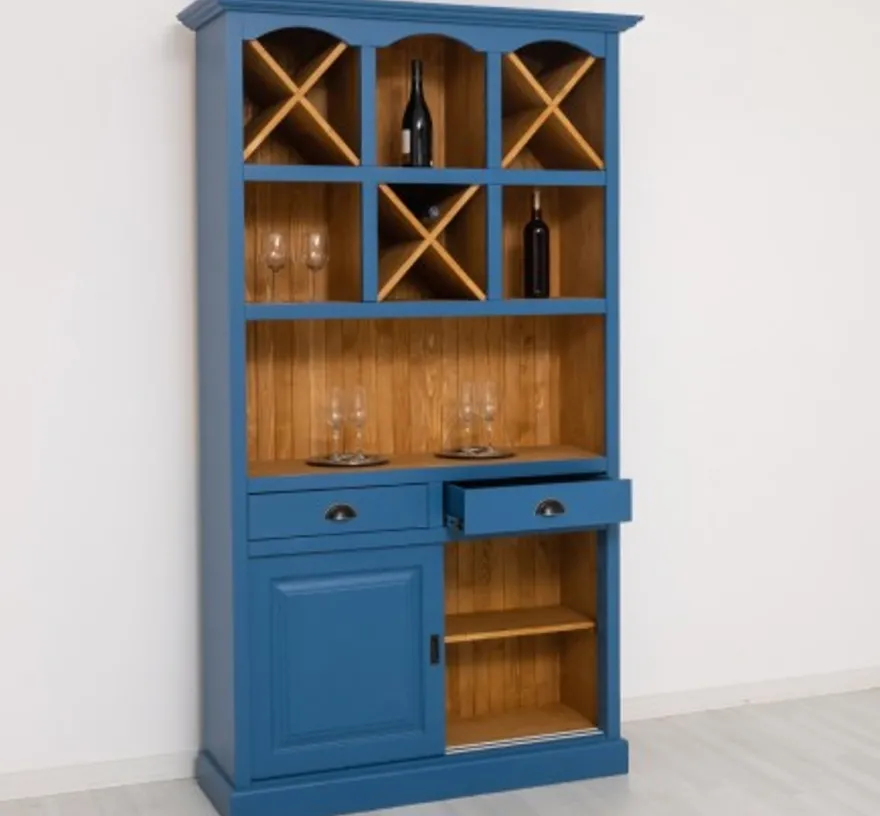 Casa Padrino Theke im Landhausstil, 120 x 41 x 210 cm