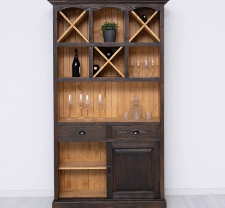 Casa Padrino Theke im Landhausstil, 120 x 41 x 210 cm
