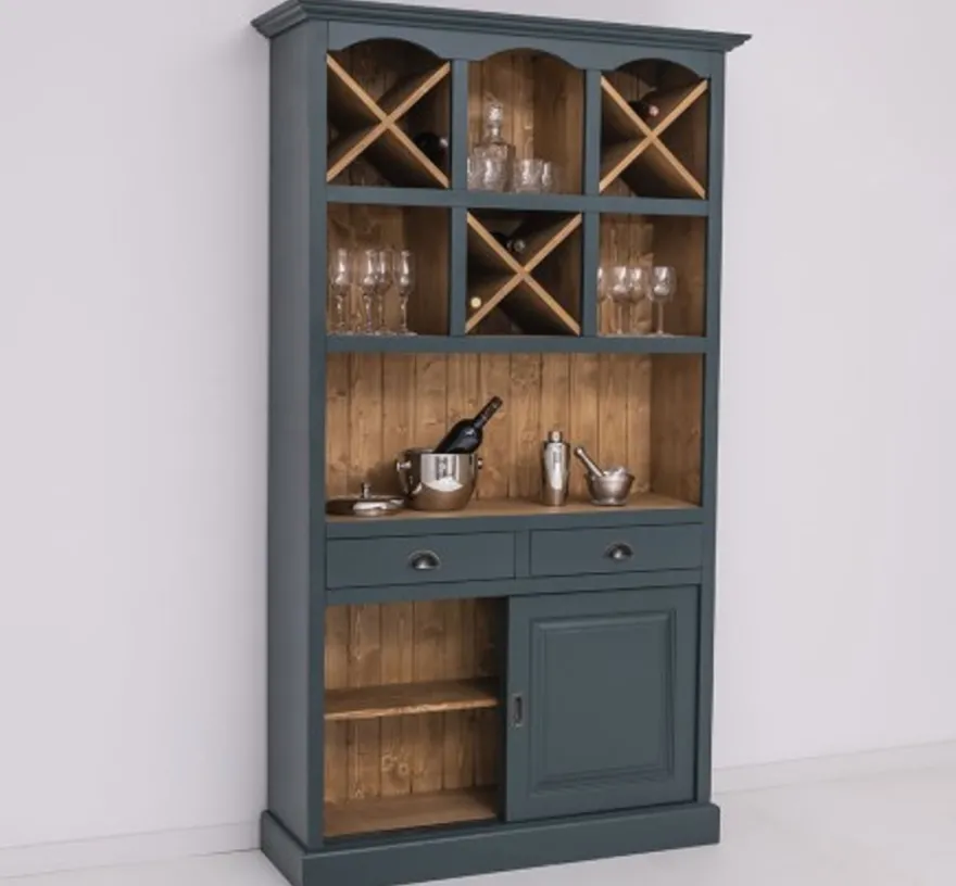 Casa Padrino Theke im Landhausstil, 120 x 41 x 210 cm