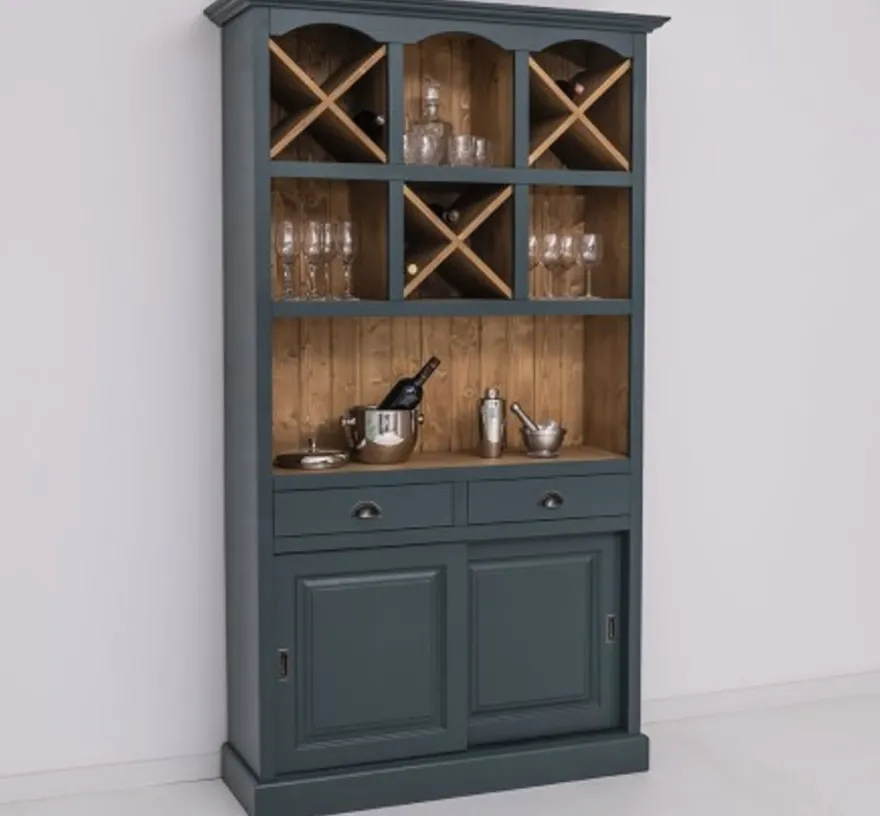 Casa Padrino Theke im Landhausstil, 120 x 41 x 210 cm